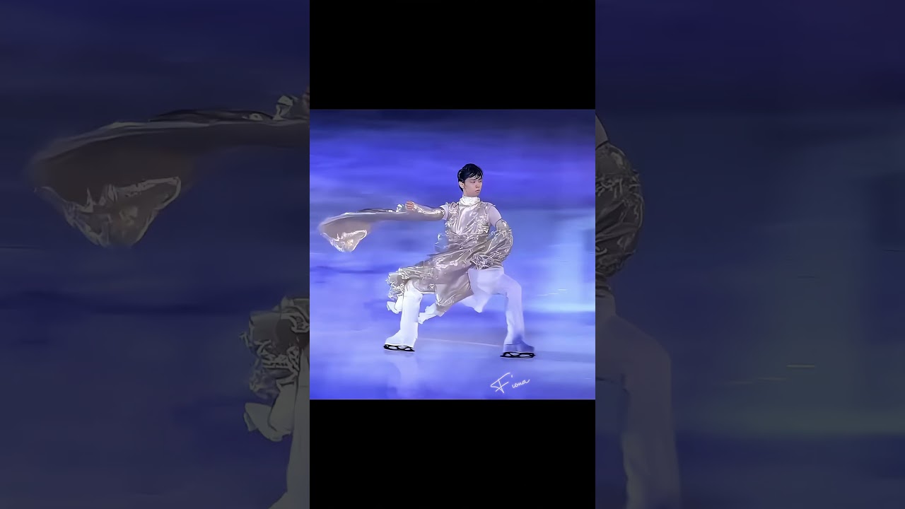 芸術の融合です、神の共演 #羽生結弦