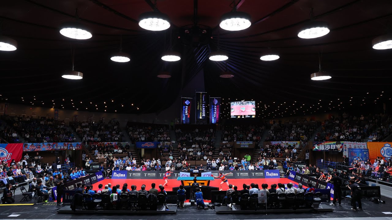 日本ペイントマレッツ vs 木下アビエル神奈川 ノジマTリーグ2024-2025プレーオフ女子ファイナル オープニングVTR 2025年3月23日(日) 代々木第二体育館【卓球 Tリーグ公式】