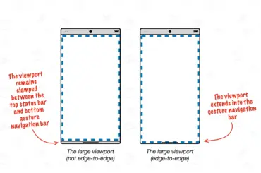 Android 版 Chrome 135、コンテンツのエッジツーエッジ表示に対応 | HelenTech