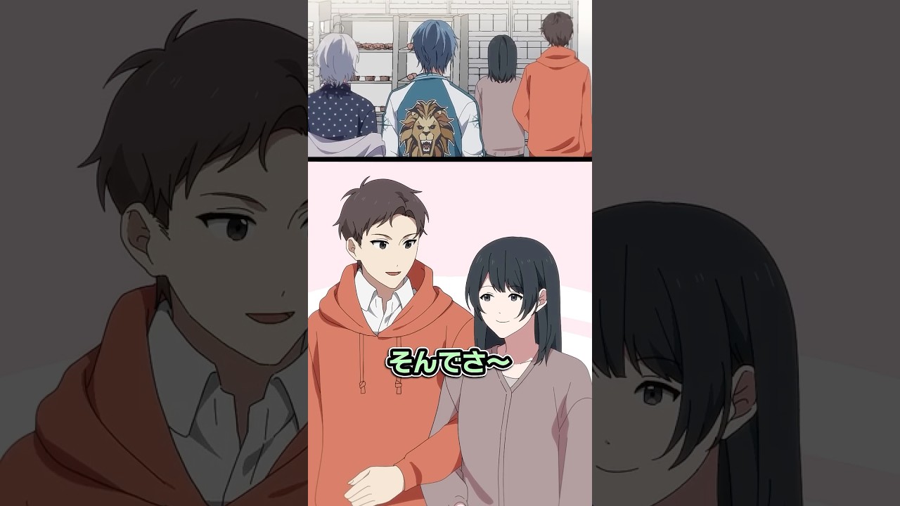 コンビニで見かけたカップルが実は… #ハンドレ #ハンドレッドノート #anime