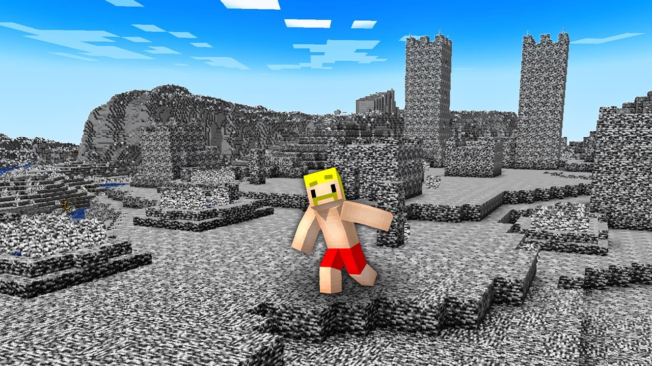 すべてのブロックが岩盤になった世界でエンドラ討伐!【マイクラ】 すべてのブロックが岩盤になった世界でエンドラ討伐!【マイクラ】