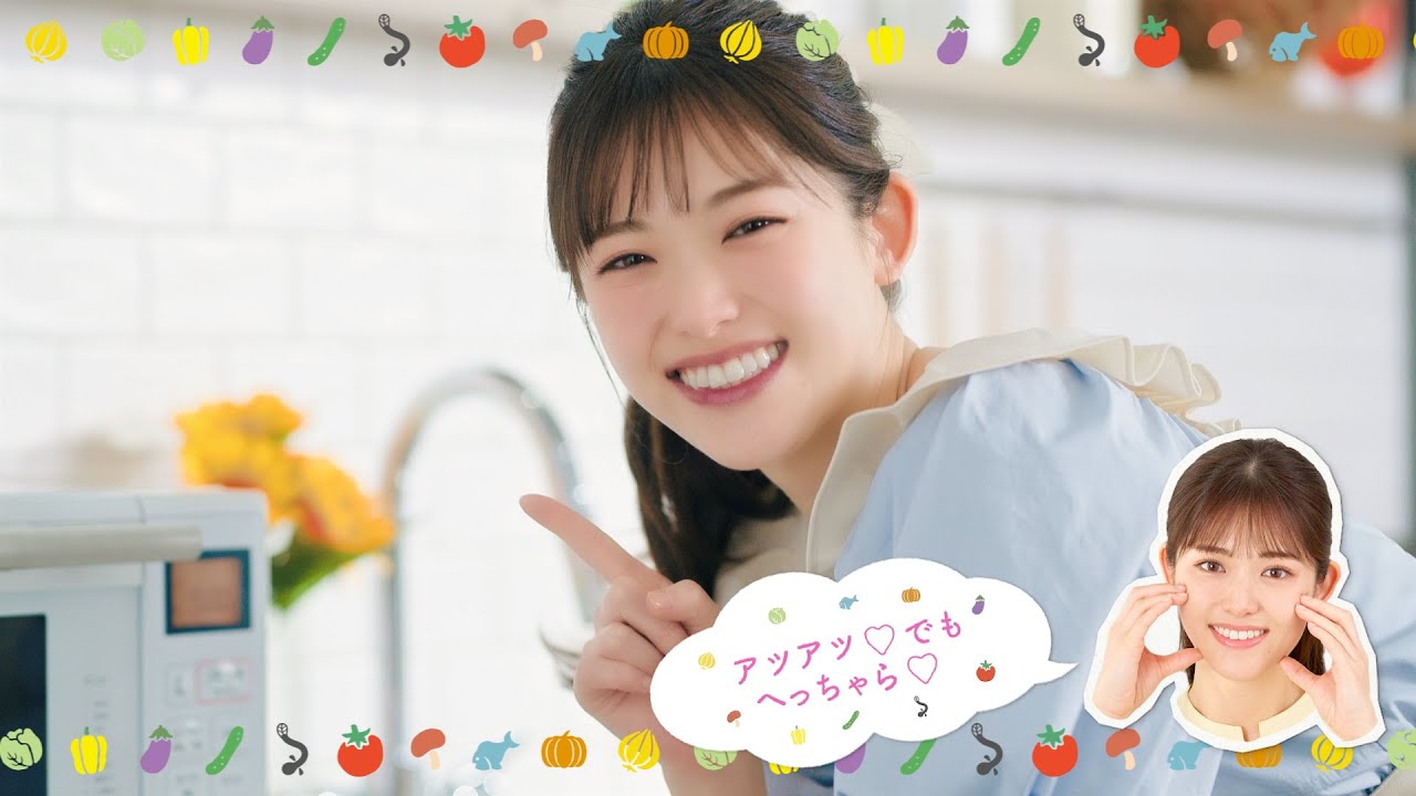 【松村沙友理出演】NEW クレラップ「しっかり耐熱」篇【旬感キッチン】