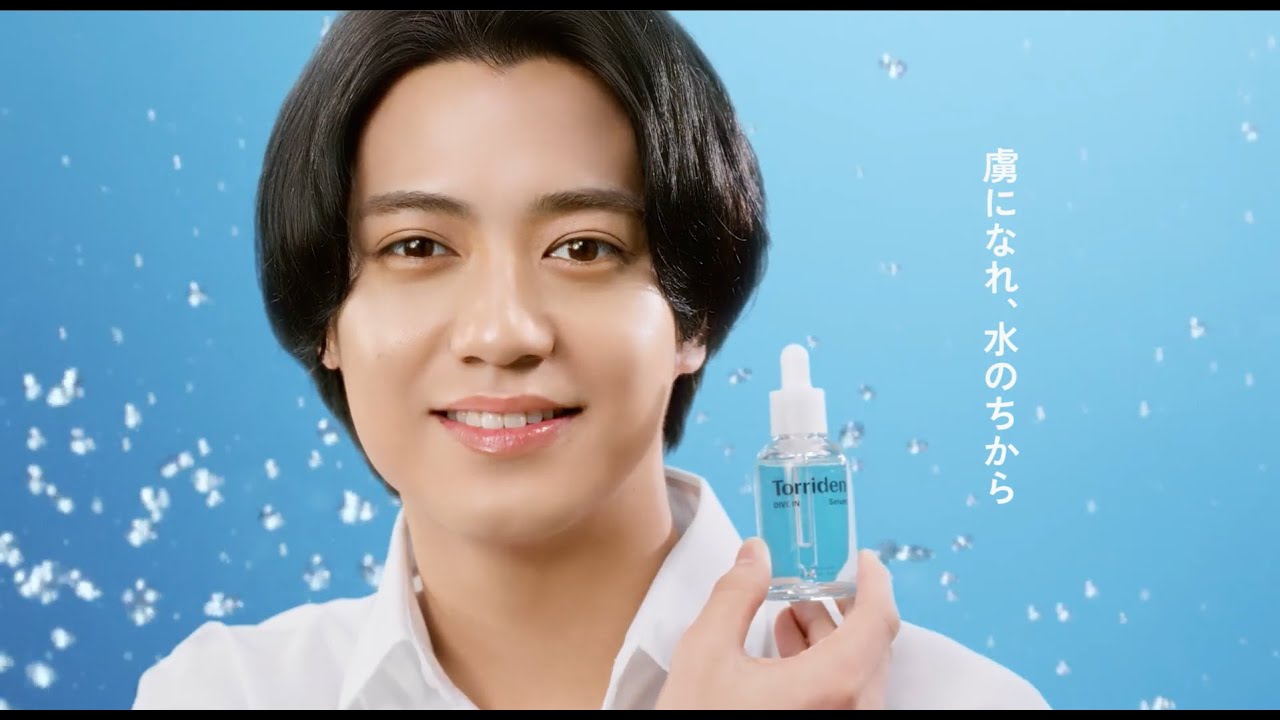 Torriden|TVCM「肌に、うるおい、DIVEする。」篇 15秒