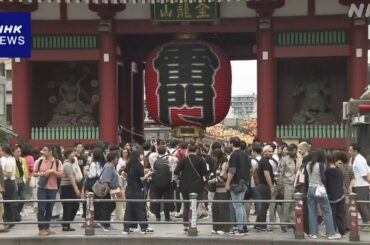 3月訪日外国人旅行者 349万人余 ことし累計は最速で1000万人超 - nhk.or.jp