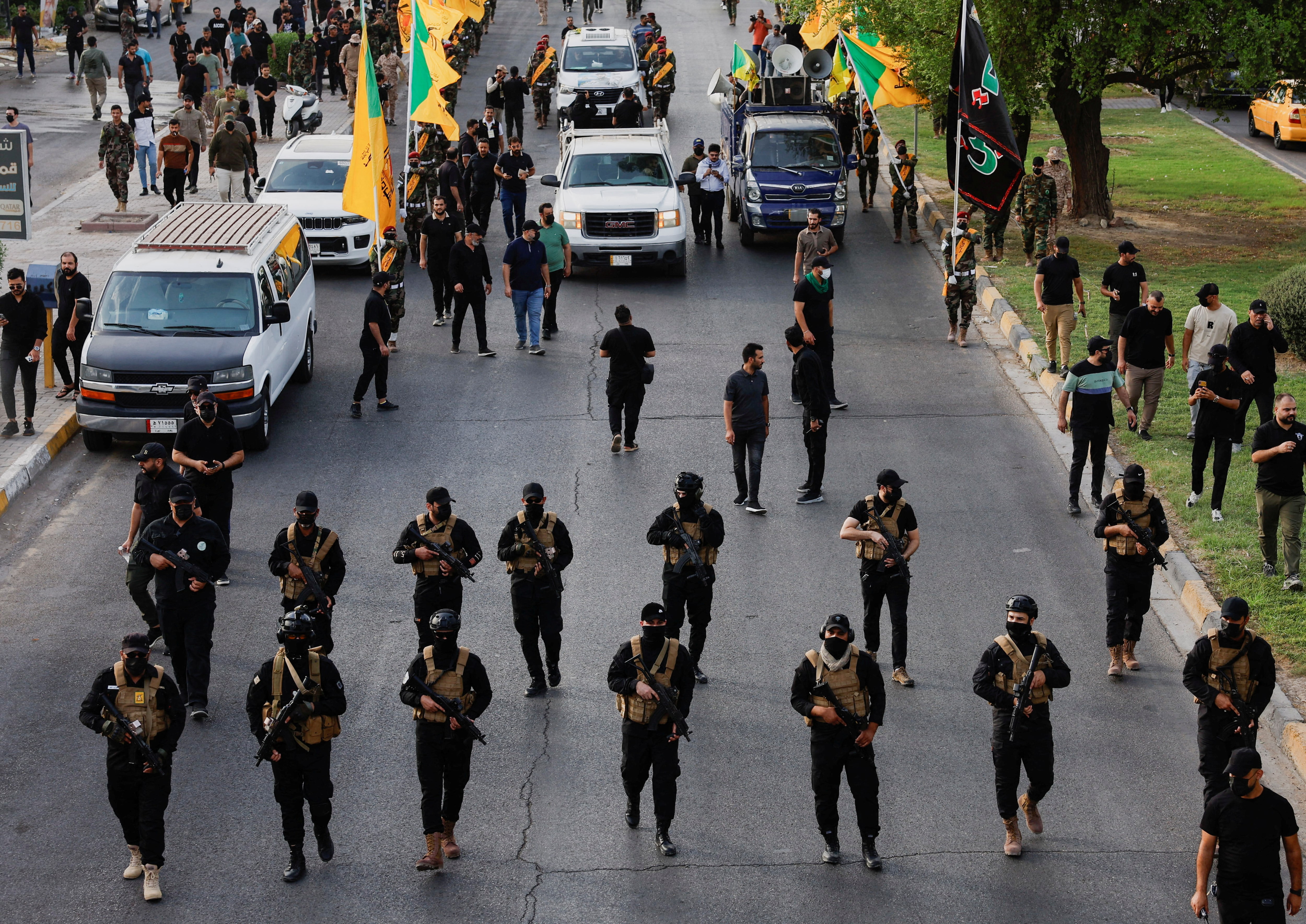 イラク、米政権の要請で親イラン武装組織と武装解除交渉、複数が応じる構え