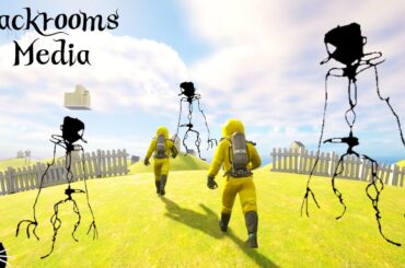 【4人実況】誰も存在しない「 何かがおかしい部屋 」を歩く大人気ホラーゲーム『 Backrooms Media 』