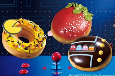 クリスピー・クリーム・ドーナツ「パックマン」“ゲーム画面”着想ゴーストモナカ乗せチョコドーナツなど - ファッションプレス
