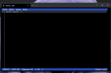 “魔法の終了呪文”がいらないCLIエディタ「Edit」。Windows 11に標準搭載へ - PC Watch