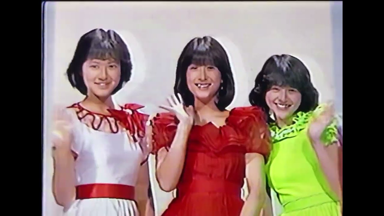 ピンキー〇〇⭕️大逆転⭐️河合奈保子さん🎵愛をください⭐️超美しい女王様姿⭐️超素敵な💎純白の天使の歌姫💎1982年4月《with 松本伊代さん🌸柏原芳恵さん🌸小泉今日子さん🌸石川秀美さん》