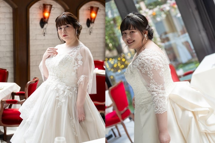 カーヴィ ウエディングのドレス