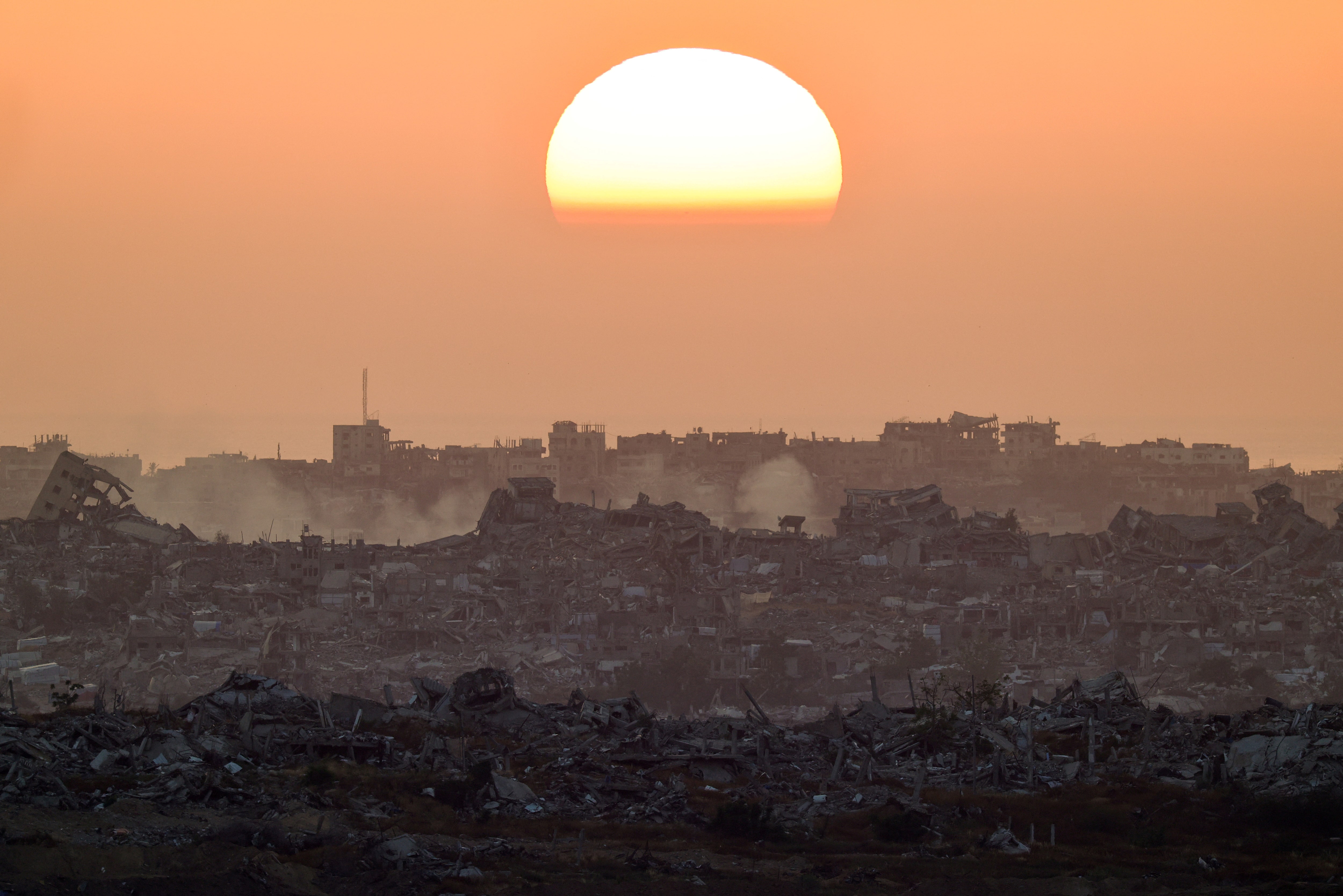 焦点：イスラエルがガザ住民の「脱出」制限緩和、リゾート構想との関連不明