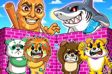 最強のセキュリティハウスを作ってAIモンスター『トゥントゥンサフール』から生き残ってみた【 ロブロックス Roblox 】