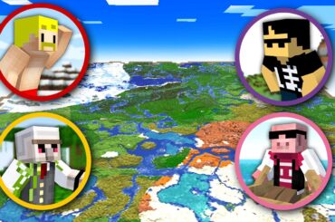 体力と手持ちが共有の世界で全員合流するまで終われません！【マイクラ】