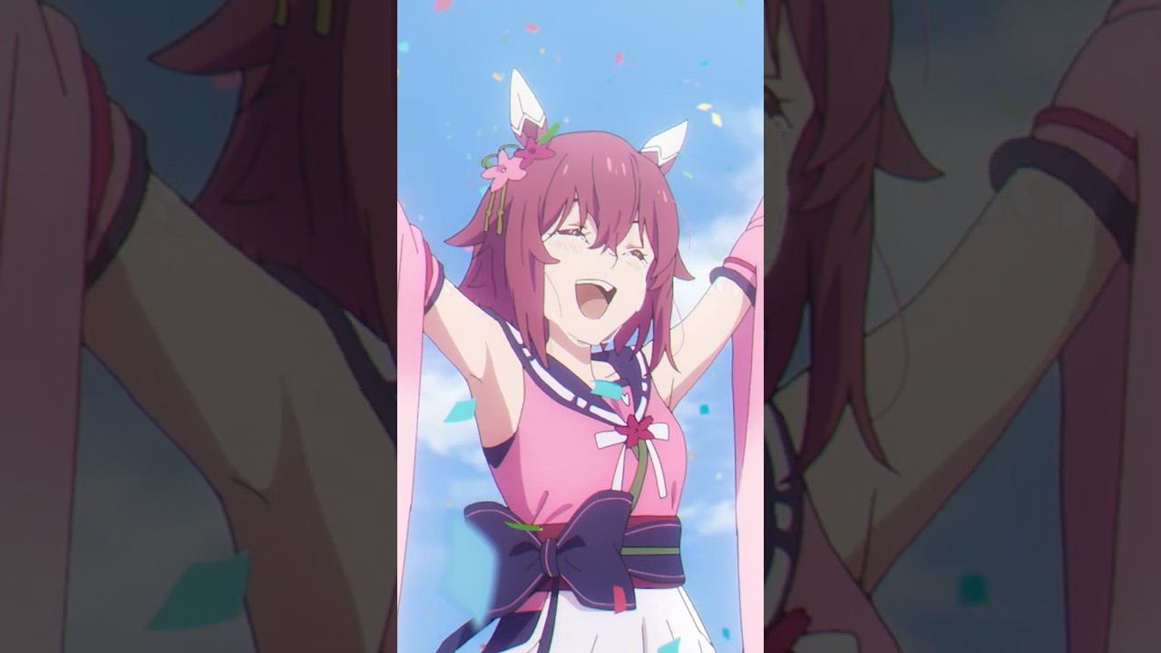 「日本ダービーを制したのはサクラチヨノオー!」#シングレ #アニメウマ娘 #Shorts|アニメ『ウマ娘 シンデレラグレイ』第9話「日本ダービー」より