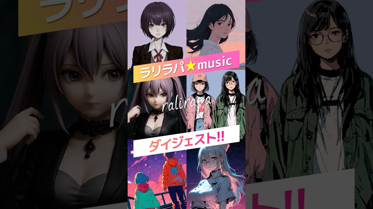 【MV6曲ダイジェスト】AIで描く音楽世界|ralirapa MVシリーズ予告