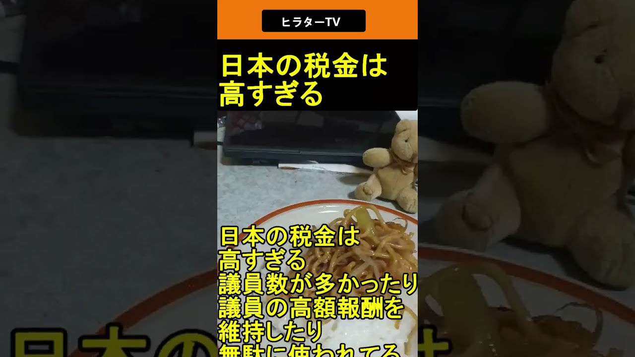日本の税金は高すぎる 2025.6.10 ヒラターTV ショート #shorts