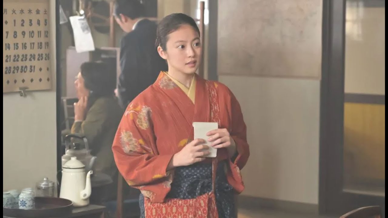 <明日のあんぱん>今田美桜“のぶ”は津田健次郎“東海林”の名刺を頼りに高知新報を訪れる