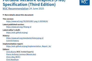 PNGが約20年ぶりの仕様改訂。HDRやアニメーションのサポートなど - PC Watch