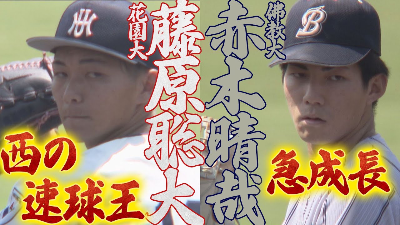 【2025ドラフト候補】藤原聡大(花園大)&赤木晴哉(佛教大)