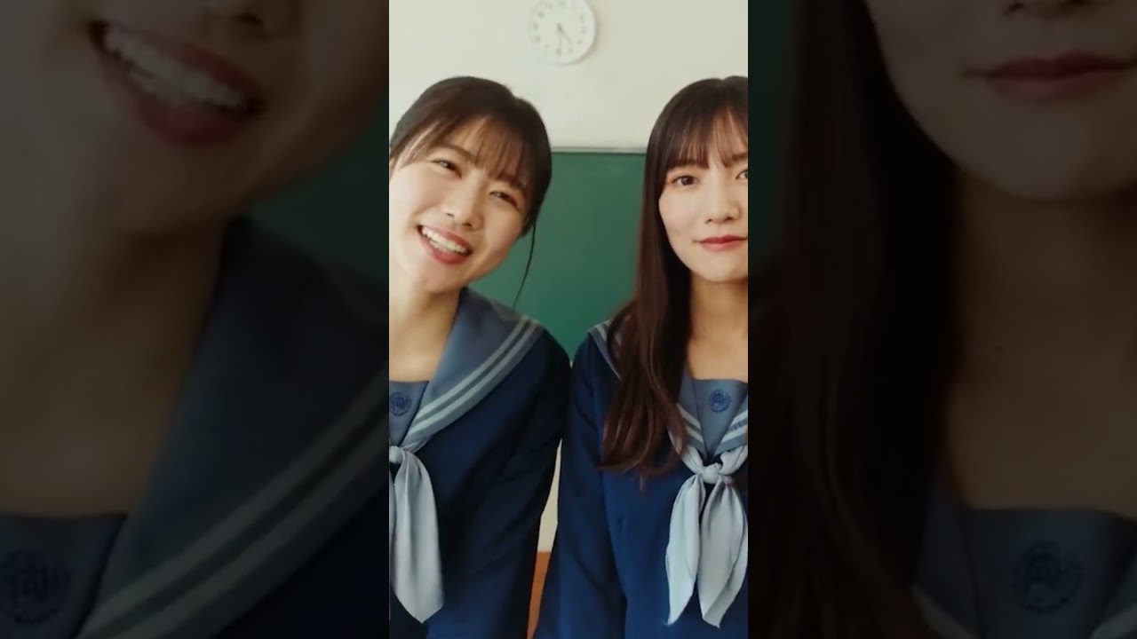 丹生明里×河田陽菜「どっちも選べないよ〜」#shorts