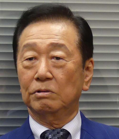 小沢一郎氏が警鐘「農林族は一時的に悪者を演じる。こんな猿芝居に皆が騙されると思っている」 – nikkansports.com 小沢一郎氏(2024年10月)