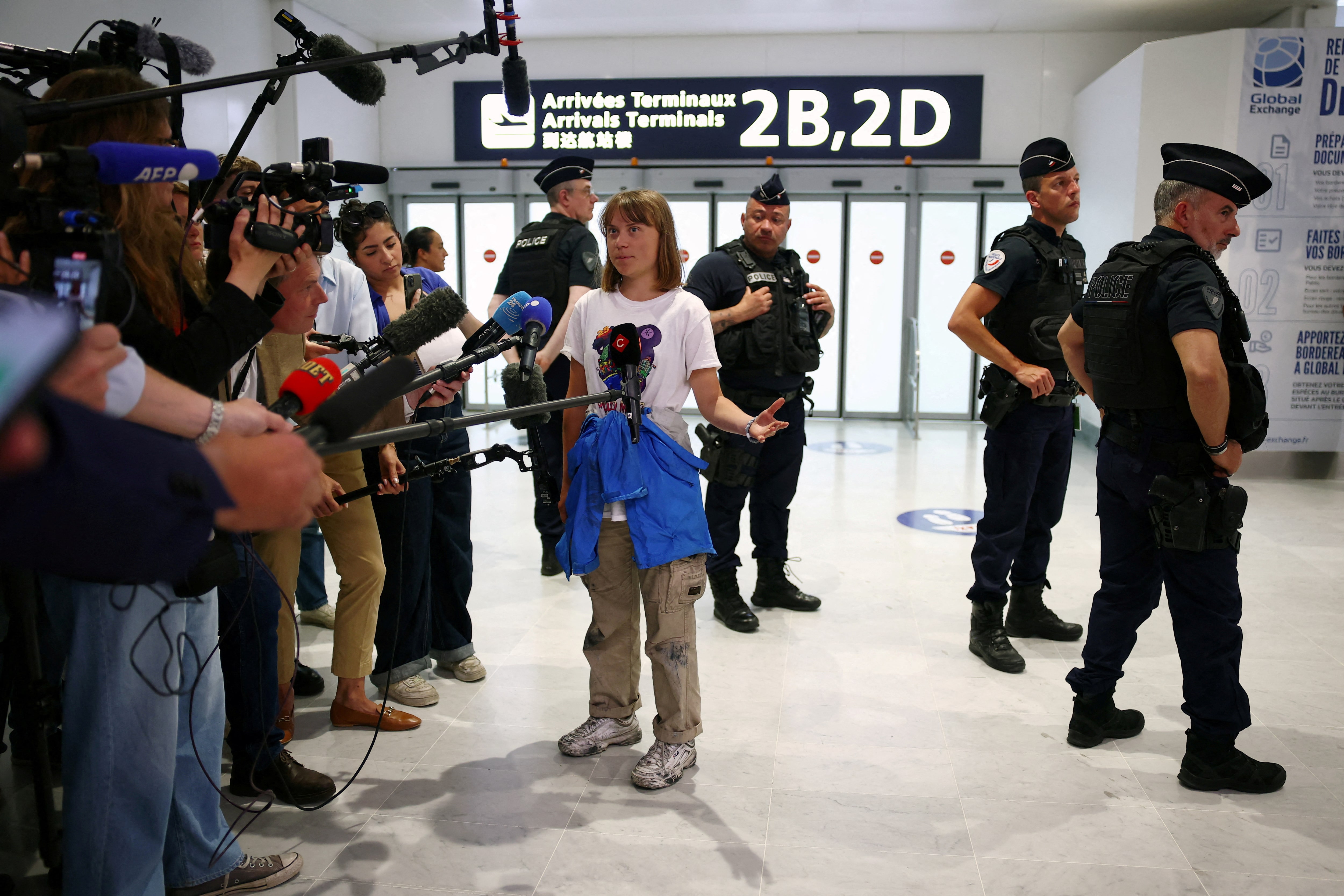 グレタさん、「イスラエルが国際水域で誘拐」　ガザ支援船拿捕で