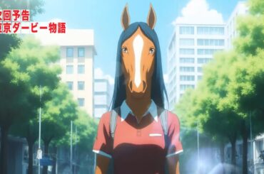 これがホントの“ウマ娘”？ 競馬場のアニメCMに“頭部が馬の女子大生”登場 生成AI活用して制作 - ITmedia