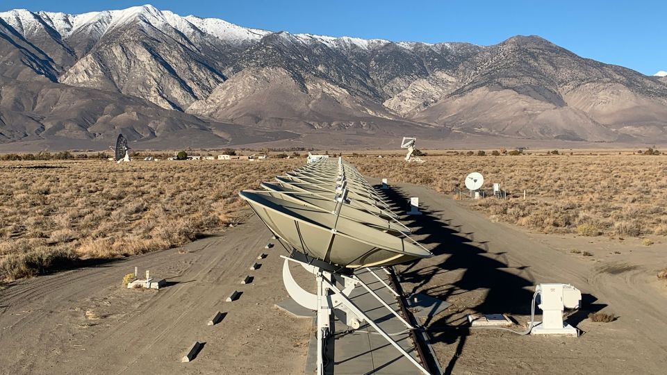 ＦＲＢの観測に使用された米カリフォルニア州の電波望遠鏡システム「ディープ・シノプティック・アレイ」/Vikram Ravi/Caltech/OVRO