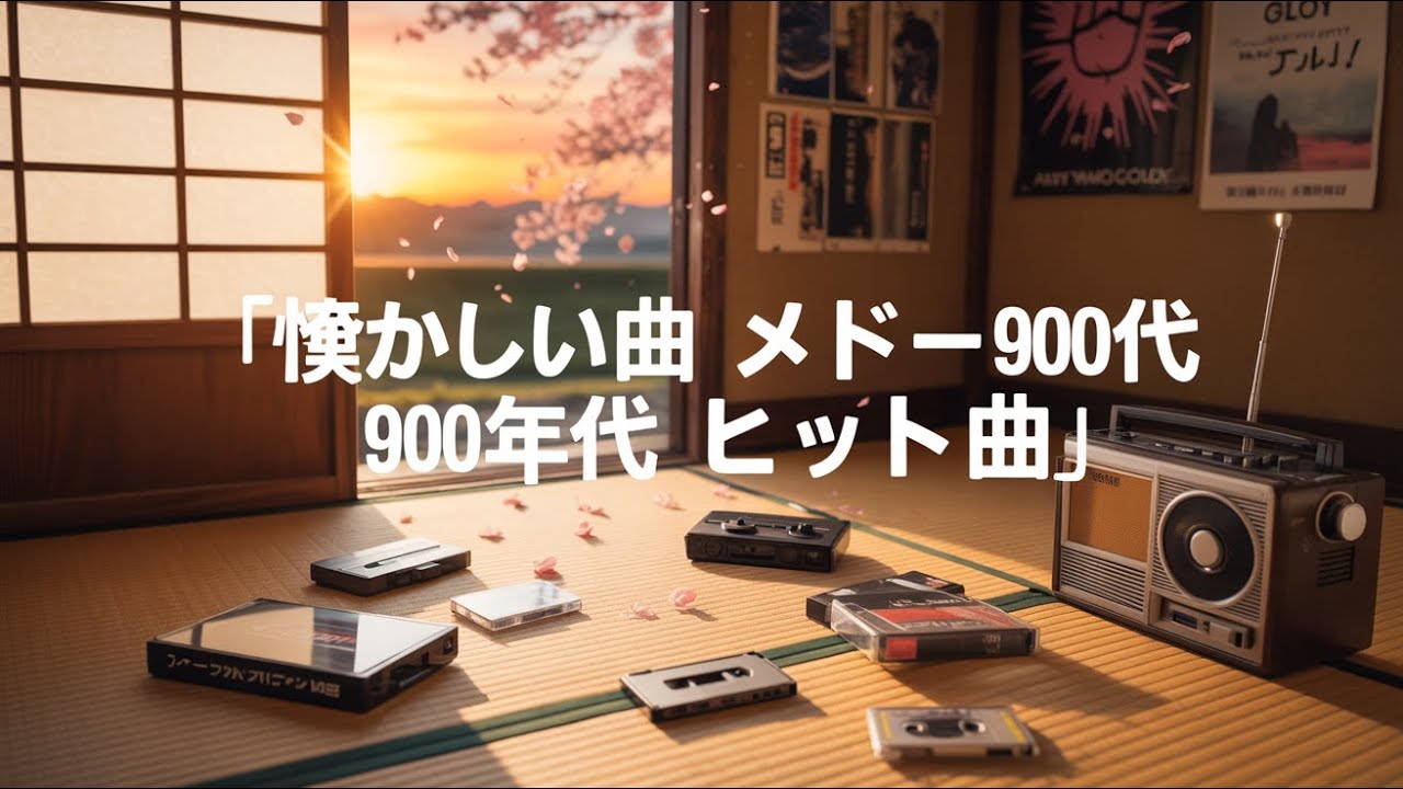 懐かしい曲 メドレー 90年代〜2000年代 ヒット曲 懐メロ 中山美穂 安室奈美恵 GLAY 宇多田ヒカル