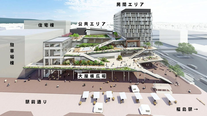 福島駅東口再開発、民間エリアは10階建てに 29年度中に開業予定 – 福島民友新聞社 福島駅東口再開発、民間エリアは10階建てに 29年度中に開業予定 - 福島民友新聞社