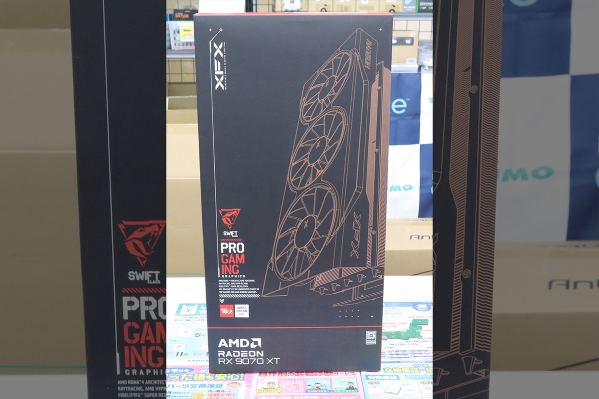 ASCII.jp:Radeon RX 9070 XTに新風! 国内販売再開で話題の「XFX」ホワイトモデル:ツクモLABI1なんば店 ASCII.jp:Radeon RX 9070 XTに新風! 国内販売再開で話題の「XFX」ホワイトモデル:ツクモLABI1なんば店