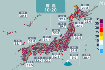 北日本から西日本で猛暑日予想 熱中症と天気急変に注意を - nhk.or.jp