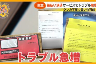 【注意】｢後払い決済サービス｣に関するトラブル急増 身に覚えのない高額請求で“不正利用”主張するも…【サン！シャインニュース】