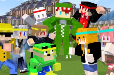 シェアハウス★寮対抗バトルがはじまった！【マインクラフト】