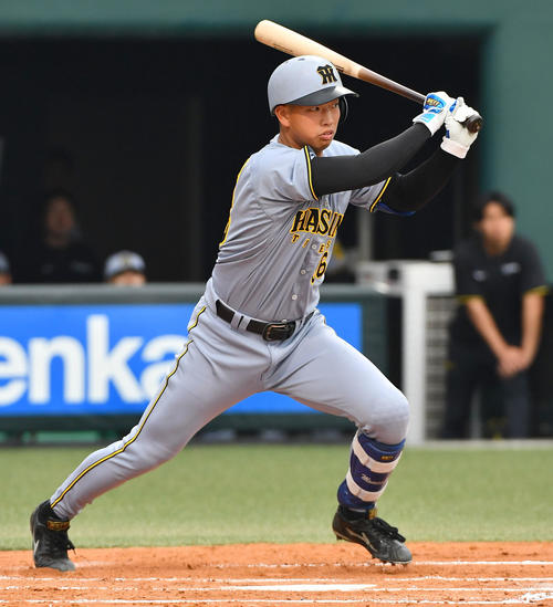 【アクシデント】阪神百崎蒼生、2軍戦で直球が顔面直撃 ストレッチャーで運ばれ交代 – nikkansports.com 阪神百崎(2025年6月7日撮影)