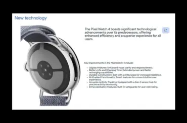 Pixel Watch 4 の公式とされる資料がさらにリーク。前世代からの変更点を再確認 | HelenTech