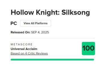 『ホロウナイト：シルクソング』PC版メタスコアが少しの間100点に。様々な要素が重なって実現した珍しい出来事 - Game*Spark