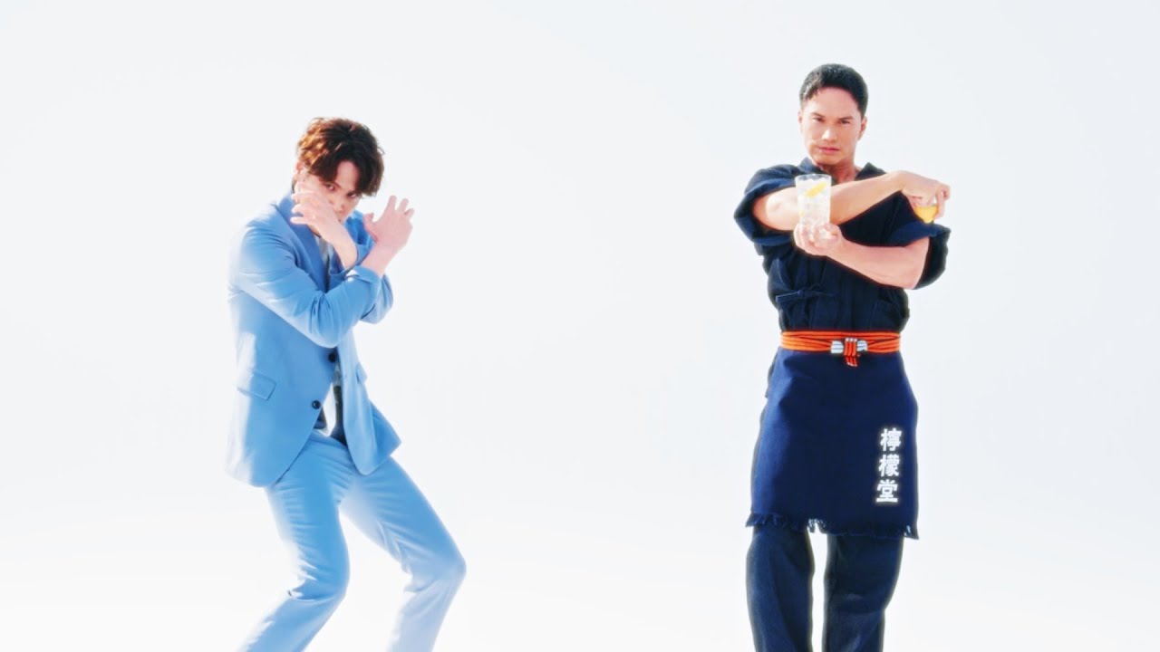 “声優界の必殺技王子”宮野真守、市原隼人に「必殺技」伝授!必殺技実演で顔芸を連発!? 甘くない檸檬堂「秘技・南半球しぼり『秘技の極意』」篇