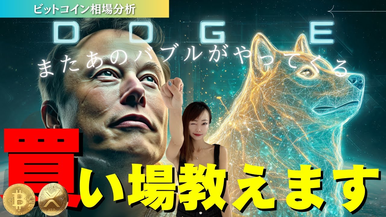 【速報】今夜ドージコインETF承認で歴史的バブルへ突入か〜あのバブルがまたやってくる