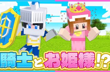 【 マイクラ 】お姫様と騎士になってしまった結果…！？👑🛡