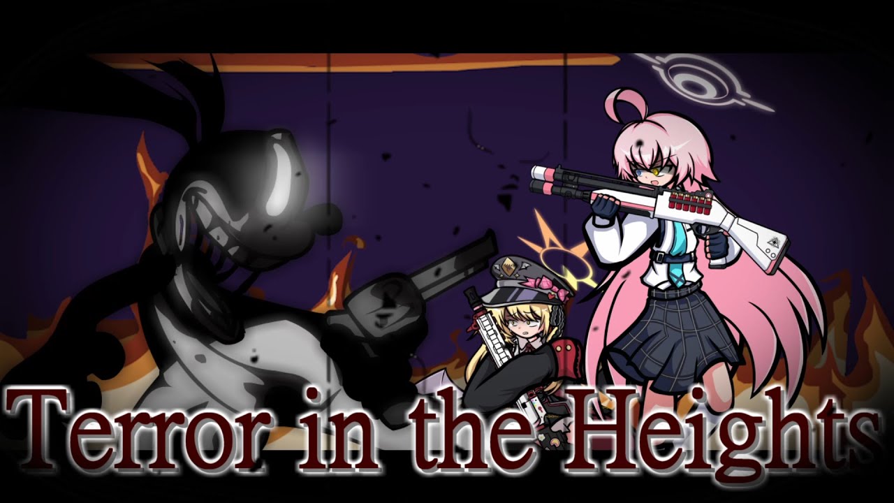 【FNF】Terror in the Heights but Oswald and Hoshino sings it【Blue Archive / ブルアカ】