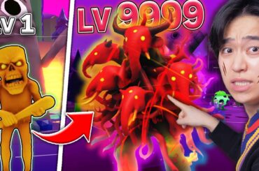 新しいゾンビAIモンスターを進化させてみた結果...【ロブロックス / ROBLOX】