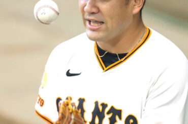 ブルペンで調整した田中将大