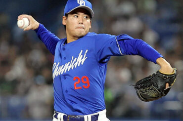 今季初めて１軍マウンドに上がった松木平（カメラ・安藤　篤志）
