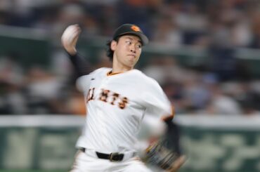 力投する山崎伊織（カメラ・中島　傑）