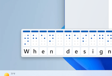 Windows 11に追加の「Click to Do」アクション、ナレーターには点字ビューワーが搭載へ - 窓の杜