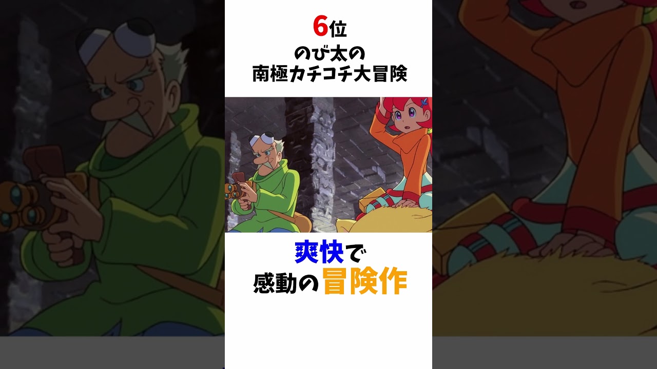 【ドラえもん】40秒でわかる!神映画ランキングTOP10#ドラえもん #雑学#ゆっくり