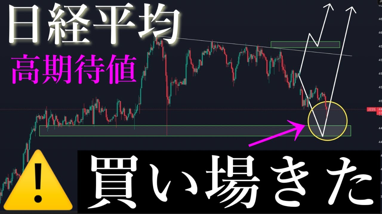 ✅「買い場Now」3分だけ聞いてください。日経平均株価/Ni225