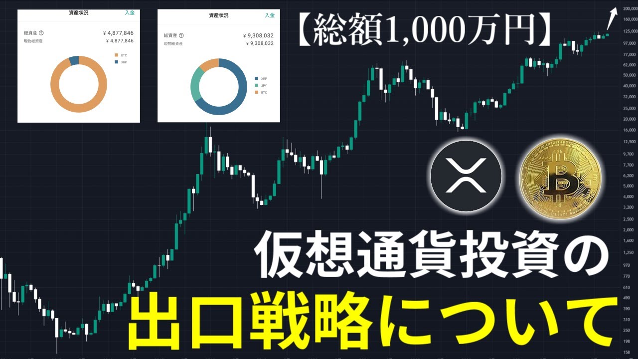 【総額1,000万円】人生を懸けた仮想通貨投資の出口戦略について