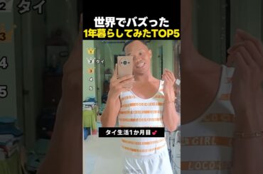 世界でバズった1年暮らしてみたチャレンジランキング